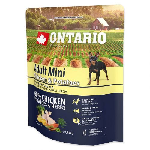 ONTARIO Dog Adult Mini Chicken & Potatoes & Herbs