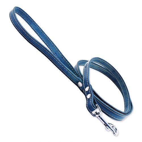 Vodítko TAMER kožené 1,4 / 115 cm tyrkysové