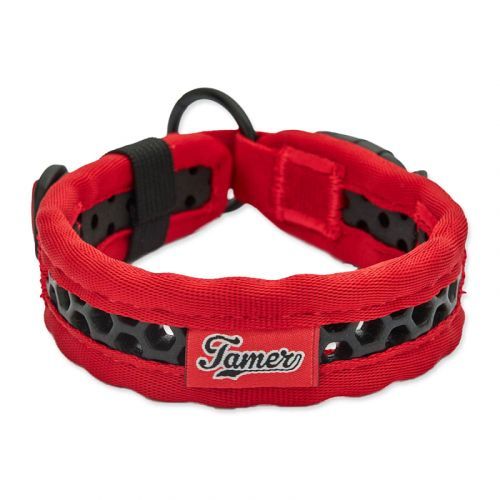 Obojek TAMER Softy - 2,8 x 25-31 cm - červenočerný