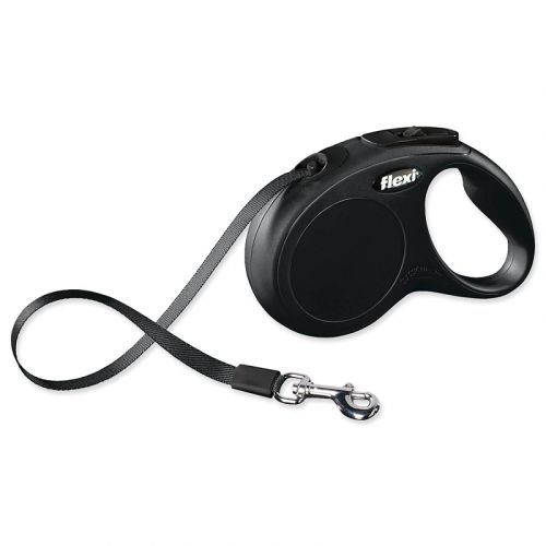 Vodítko FLEXI Classic New páska černé S - 5 m