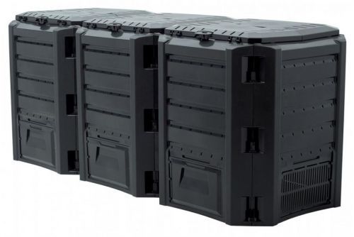 Zahradní kompostér Module Compogreen 1200L černý
