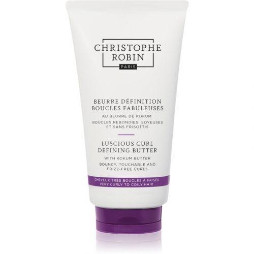 Christophe Robin Luscious Curl Defining Butter with Kokum Butter modelovacie maslo pre vlnité a kučeravé vlasy 150 ml