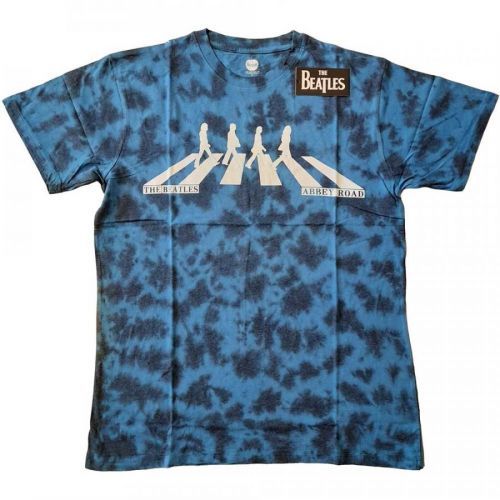 The Beatles tričko Abbey Road Crossing Modrá XXL