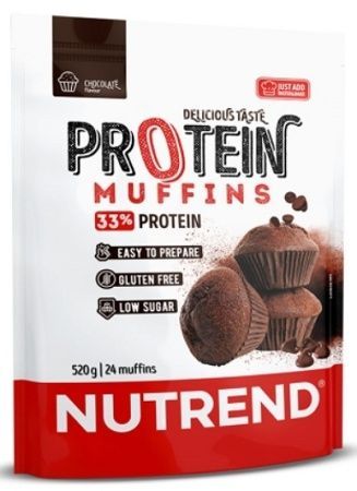 Nutrend protein muffins 520 g - čokoláda