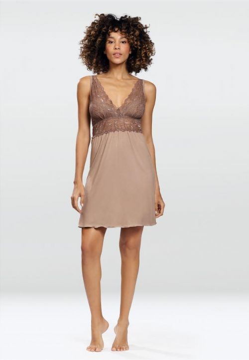 DKaren Slip Evelyn Cappuccino S