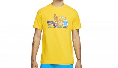 Nike Basketball T-Shirt žlté DN3003-709