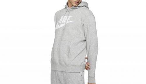 Nike Sportswear Club Fleece Hoodie šedé BV2973-063