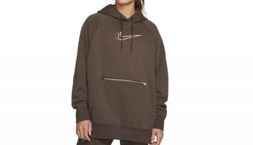 Nike Sportswear Hoodie hnedé DO2566-237