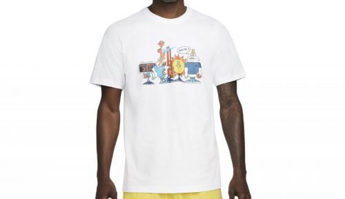 Nike Basketball T-Shirt biele DN3003-100