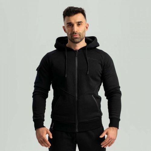 STRIX Mikina so zipsom Nova black  LL