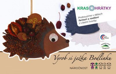 Krasohrátky - Vyrob si ježka Bodlinka