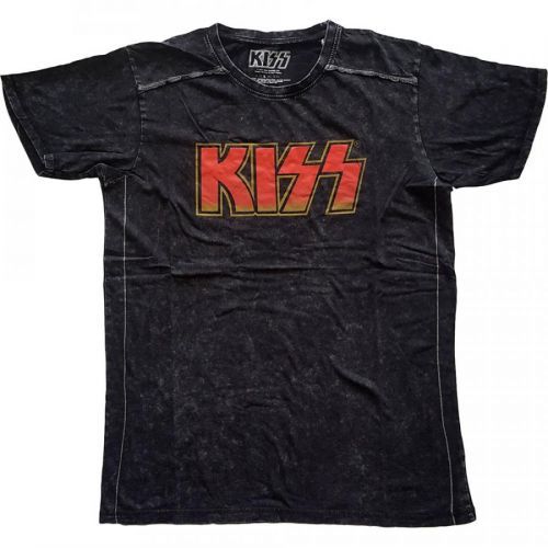 Kiss tričko Classic Logo Čierna XXL