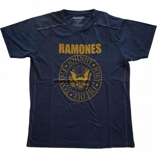 Ramones tričko Presidential Seal Modrá XXL