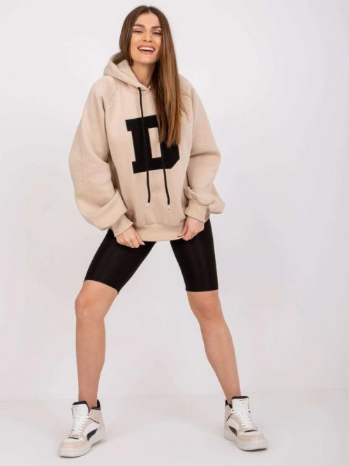Bluza-EM-BL-651/D.29X-beżowy jedna veľkosť