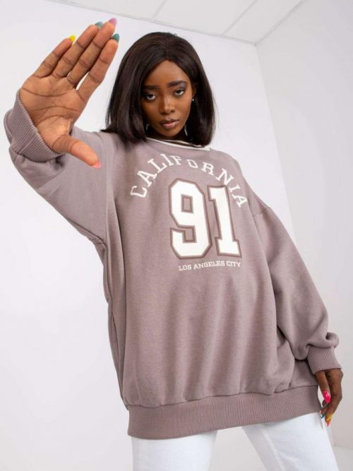 Bluza-FA-BL-7650.40-ciemny bezowy jedna veľkosť