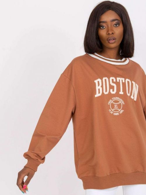Bluza-FA-BL-7636.46P-jasny brązowy jedna veľkosť