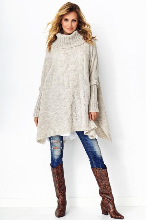 Makadamia Sweater MAK S91 Beige Melange UNI