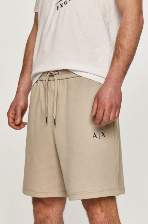 Šortky Armani Exchange pánske, šedá farba