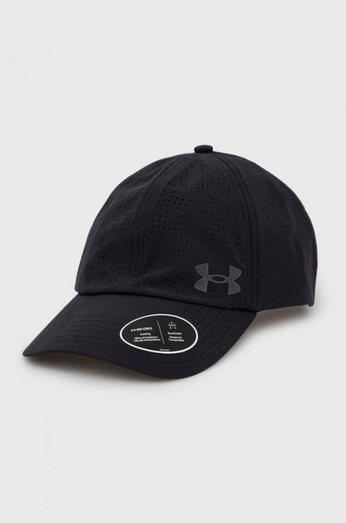 Šiltovka Under Armour čierna farba, s potlačou