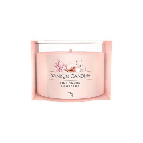 Yankee Candle Votívna sviečka v skle Pink Sands 37 g