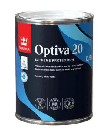 OPTIVA 20 SEMI MATT - Polomatná umývateľná farba TVT X501 - aubergine 2,7 l