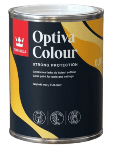 OPTIVA COLOUR - Oteruvzdorná interiérová farba na steny a stropy TVT F497 - paper 0,9 l