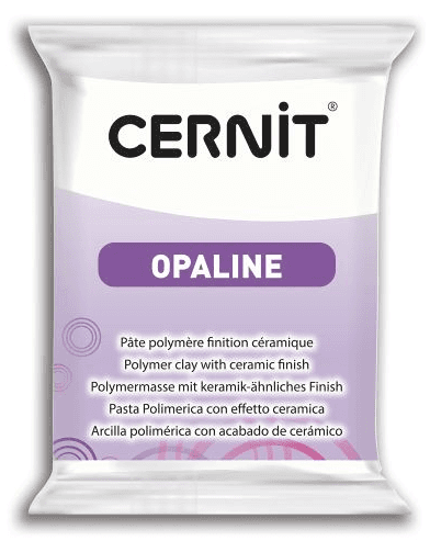 CERNIT OPALINE - Modelovacia hmota so vzhľadom porcelánu 880056010 - biela 56 g