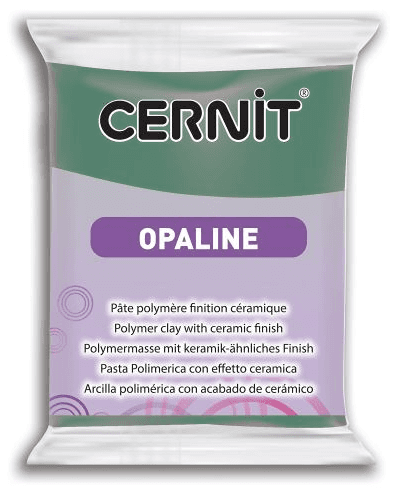 CERNIT OPALINE - Modelovacia hmota so vzhľadom porcelánu 880056637 - zelená celadon 56 g