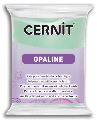 CERNIT OPALINE - Modelovacia hmota so vzhľadom porcelánu 880056640 - mätová 56 g