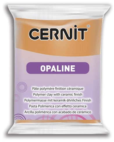 CERNIT OPALINE - Modelovacia hmota so vzhľadom porcelánu 880056807 - karamel 56 g