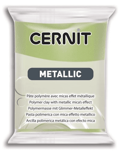 CERNIT METALLIC - Modelovacia hmota s metalickým efektom 870056051 - zlatá zelená 56 g