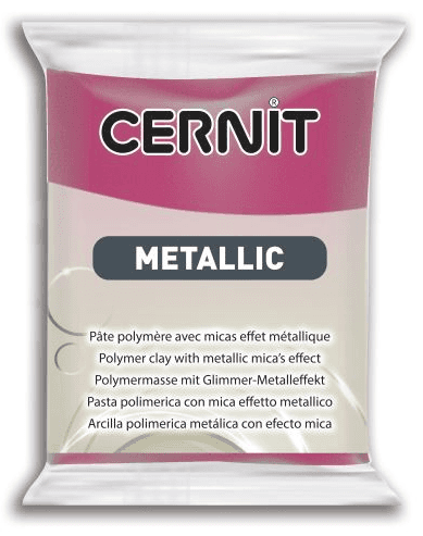 CERNIT METALLIC - Modelovacia hmota s metalickým efektom 870056460 - purpurová 56 g