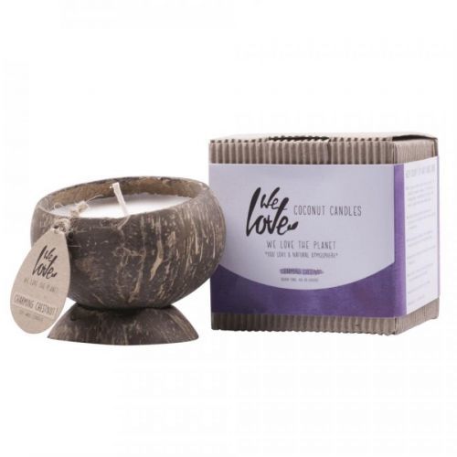 We Love the Planet Sójová sviečka v kokosovom orechu Charming Chestnut We love the Planet 190 g 1 ks