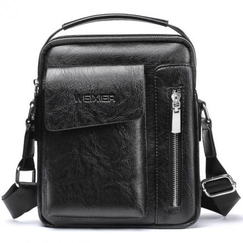 Pánska Crossbody Taška WEIXIER Brett-Čierna KP14935