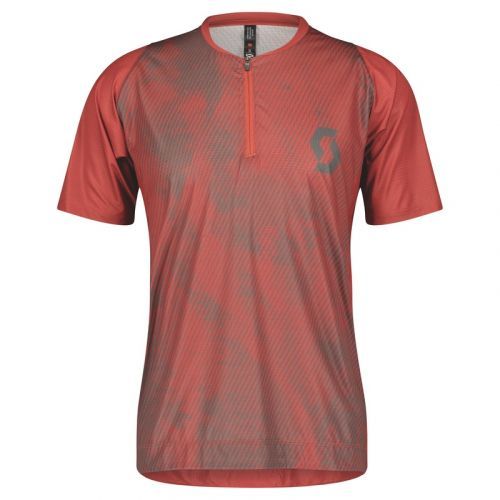 Pánsky cyklistický dres Scott Trail Vertic Zip SS
