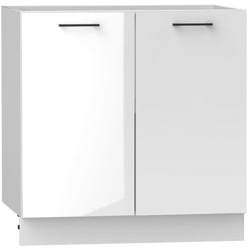 Kuchynská skrinka Oscar D80 biely lesk/biela