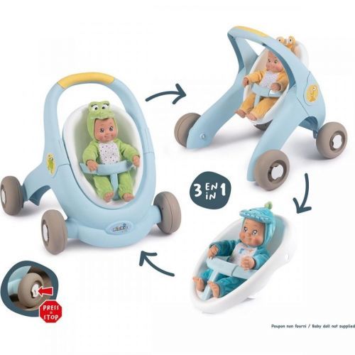 Smoby Minikiss Baby Walker 3v1 krokodíl