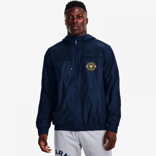 Under Armour Project Rock Q1 Woven Layer Academy/ Field Yellow/ White