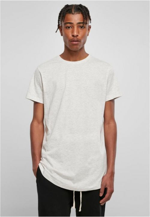 Urban Classics Shaped Long Tee lightgrey - XS