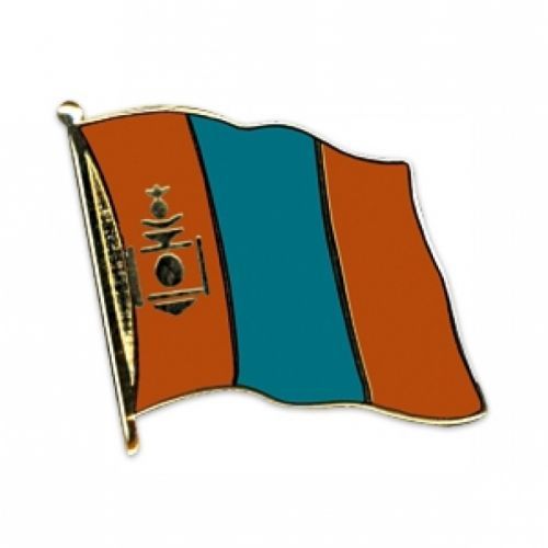 Odznak (pins) 20mm vlajka Mongolsko