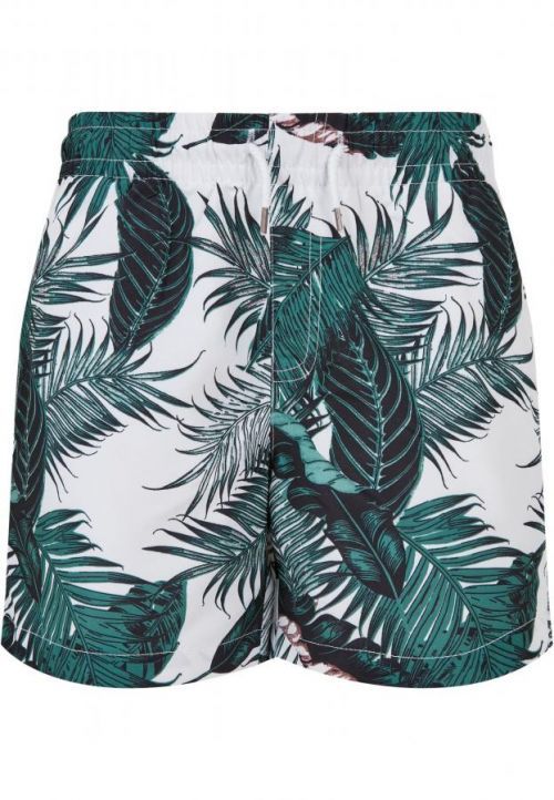 Urban Classics Boys Pattern Swim Shorts palm leaves aop - 110/116
