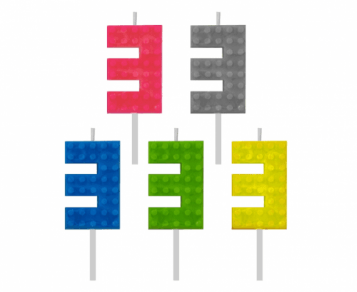 Godan Narodeninová sviečka Lego - 3