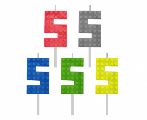 Godan Narodeninová sviečka Lego - 5
