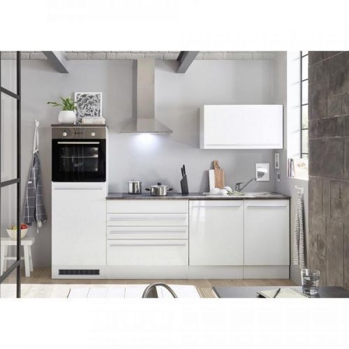 Kuchynská Linka Bez Spotr. Jazz 6 Biela 260 Cm
