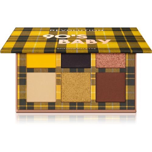 Makeup Revolution Power Shadow Palette paletka očných tieňov odtieň 90's Baby 6,6 g