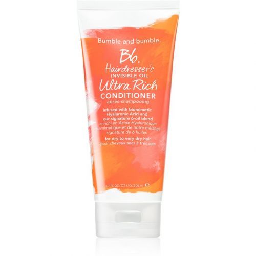 Bumble and Bumble Hairdresser's Invisible Oil Ultra Rich Conditioner hydratačný kondicionér pre veľmi suché a hrubé vlasy 200 ml