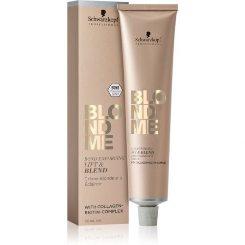 Schwarzkopf Professional Blondme Bond Enforcing zosvetľujúcí krém pre blond vlasy odtieň Biscuit 60 ml
