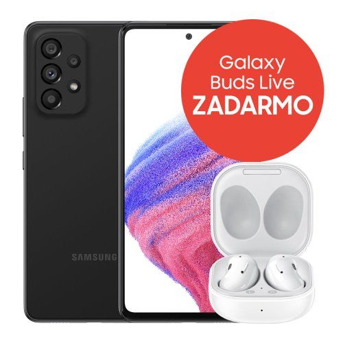 Samsung Galaxy A53 5G 8GB/256GB A536 Dual SIM, Čierna - SK distribúcia
