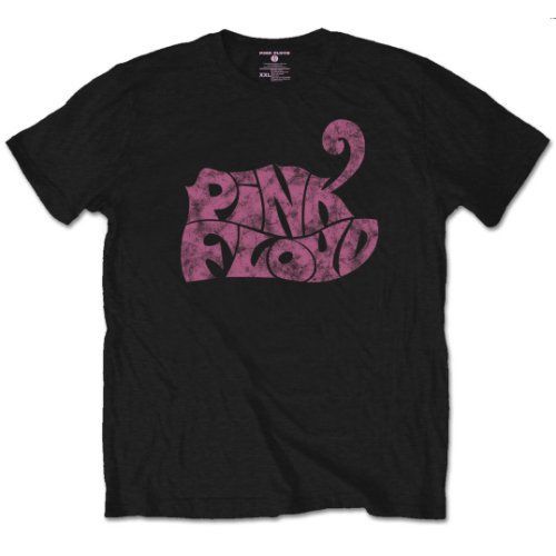 Pink Floyd tričko Swirl Logo Čierna XXL
