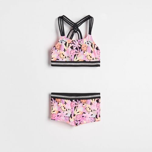 Reserved - Girls` swimming suit - Viacfarebná